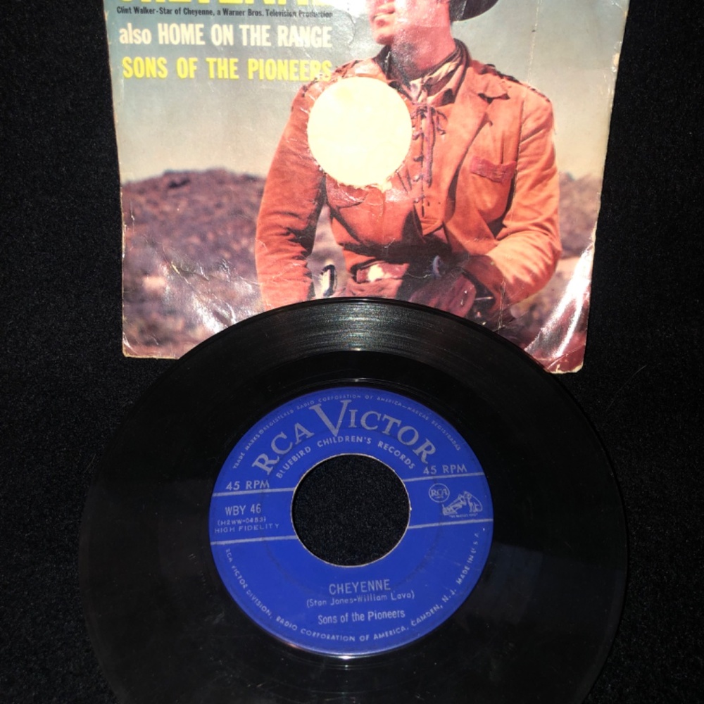 Vintage vinyl records